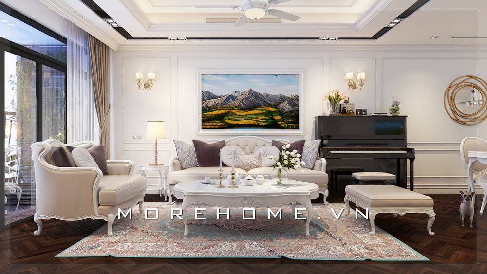 Mẫu sofa tân cổ điển đẹp, sang trọng và đẳng cấp